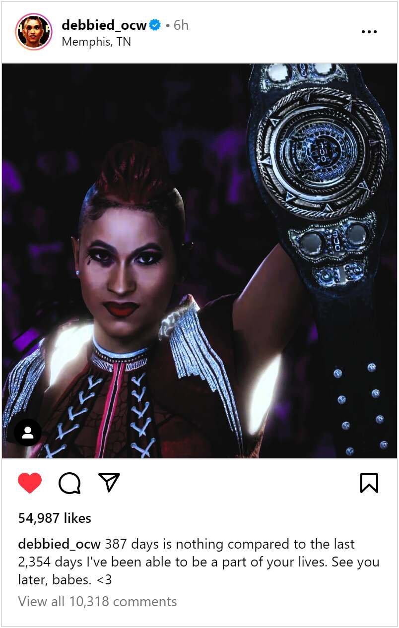 More information about "Deborah Soto Sends Heartful Message to OCW On Instagram"