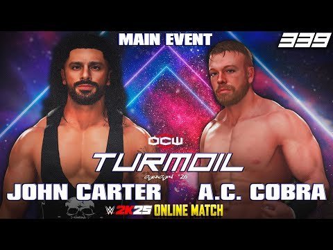 MAIN EVENT - John Carter vs. A.C. Cobra - OCW Turmoil 339 (w/Commentary)